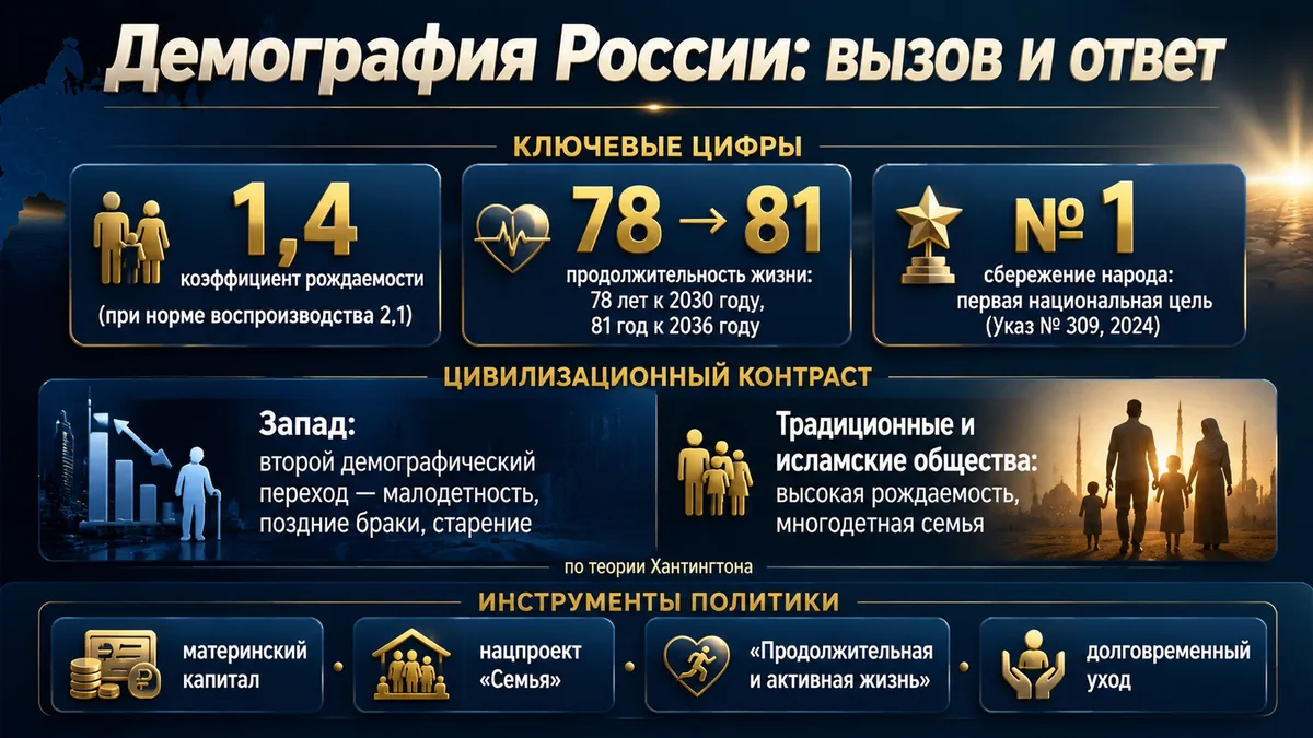 Обложка-конспект билета ФУП ГМУ — демографические проблемы России