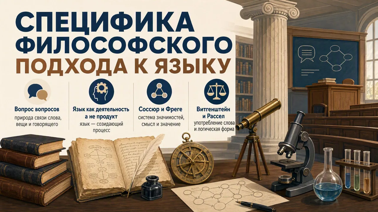 Вопрос L01 профильного раздела «Философия языка и история лингвистики» — тезисный конспект и развёрнутый ответ