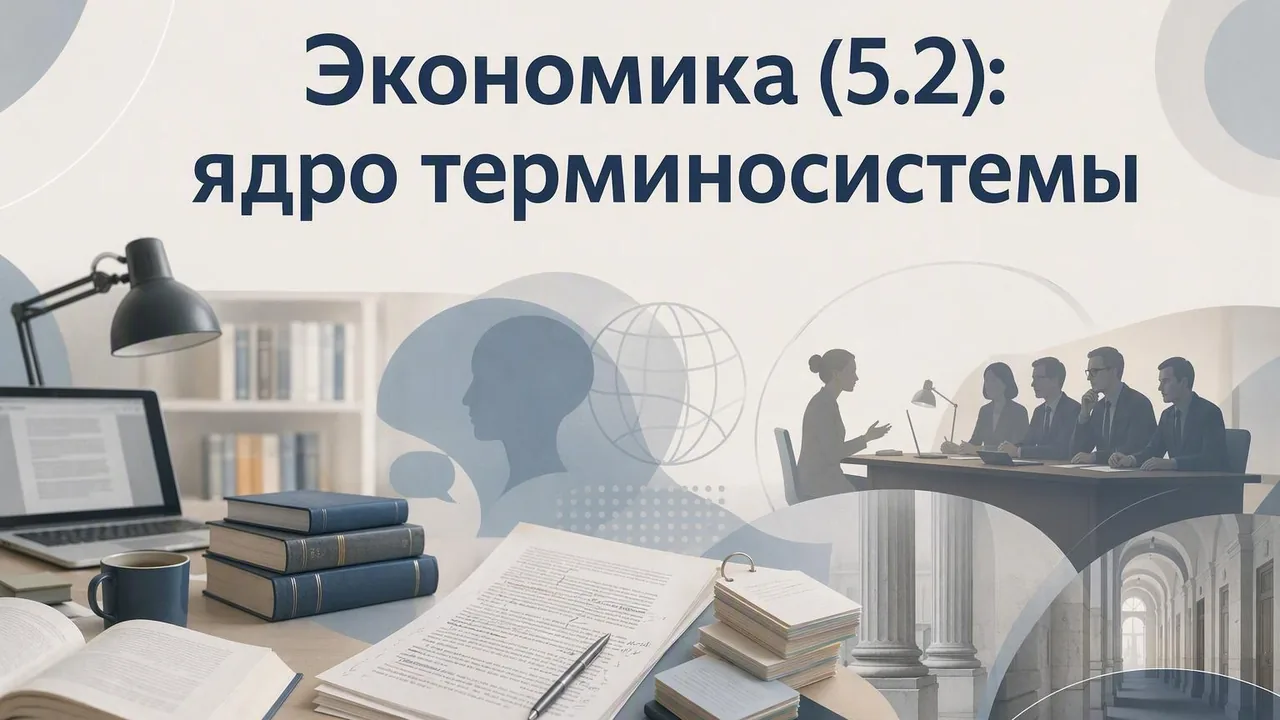 Раздел о ядре терминосистемы группы 5.2 — термины, ловушки и русские соответствия