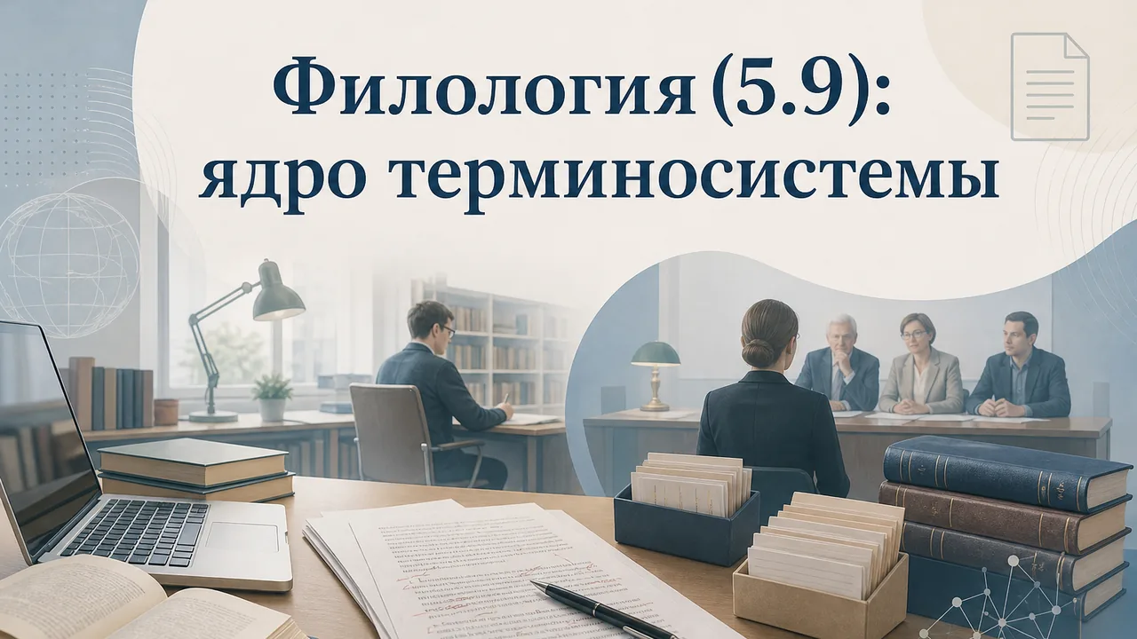 Раздел о ядре терминосистемы группы 5.9 — термины, ловушки и русские соответствия