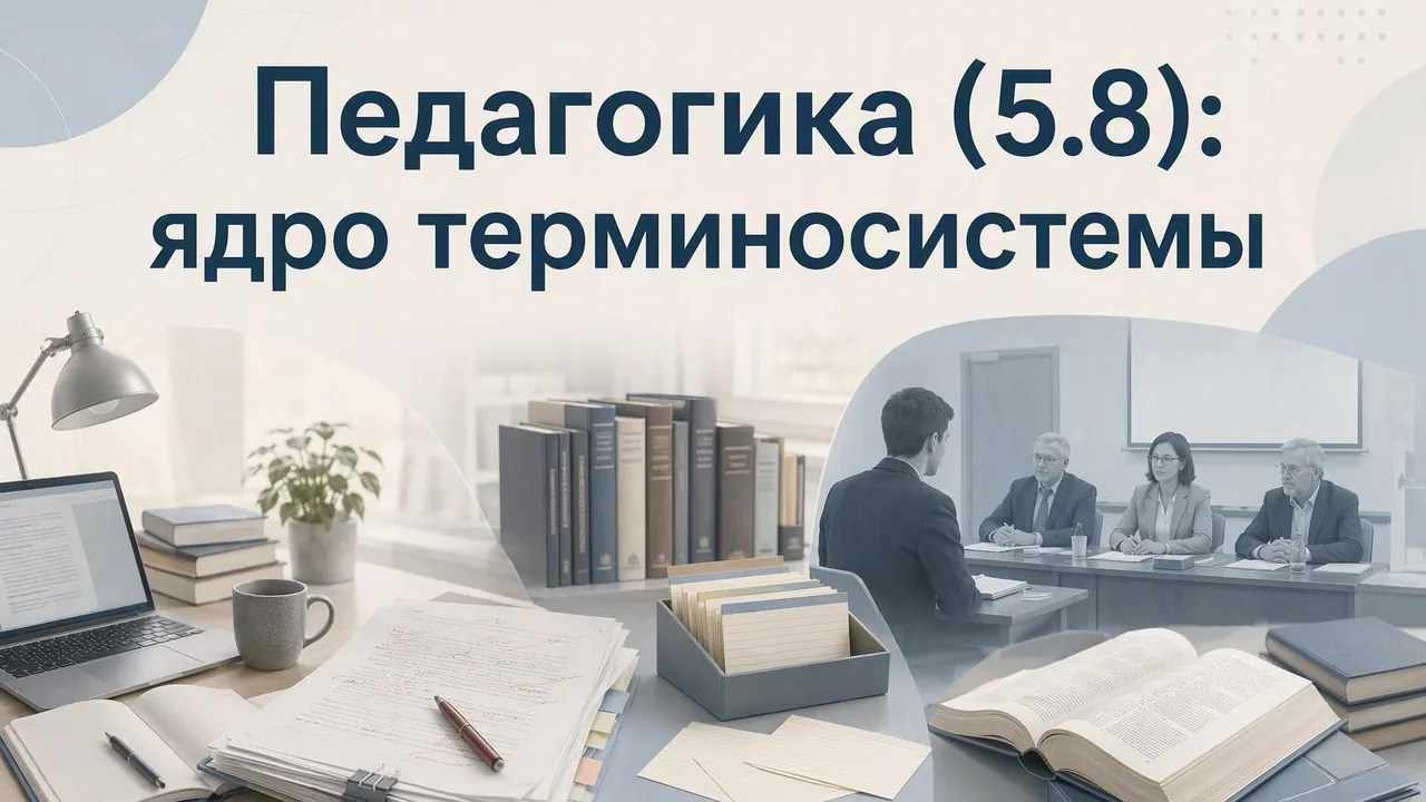 Раздел о ядре терминосистемы группы 5.8 — термины, ловушки и русские соответствия