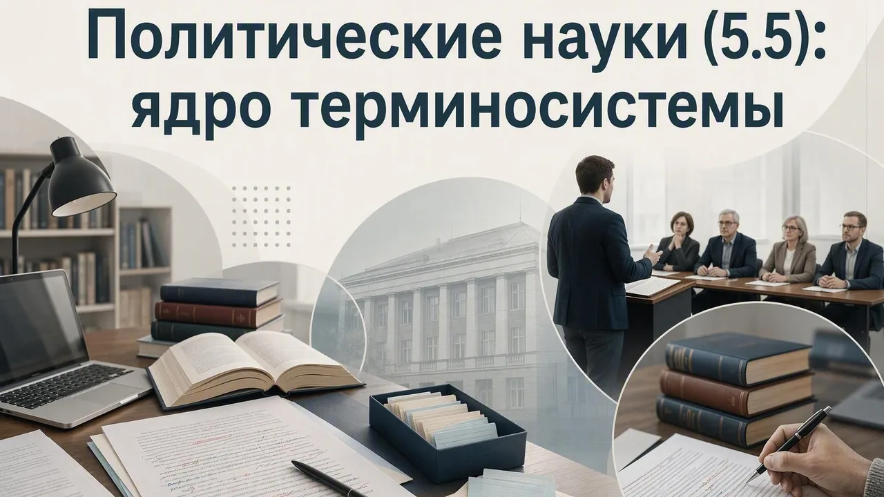 Раздел о ядре терминосистемы группы 5.5 — термины, ловушки и русские соответствия