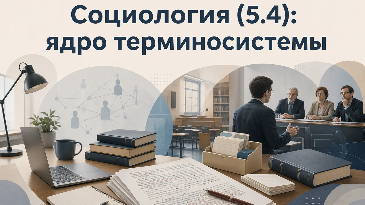 Раздел о ядре терминосистемы группы 5.4 — термины, ловушки и русские соответствия