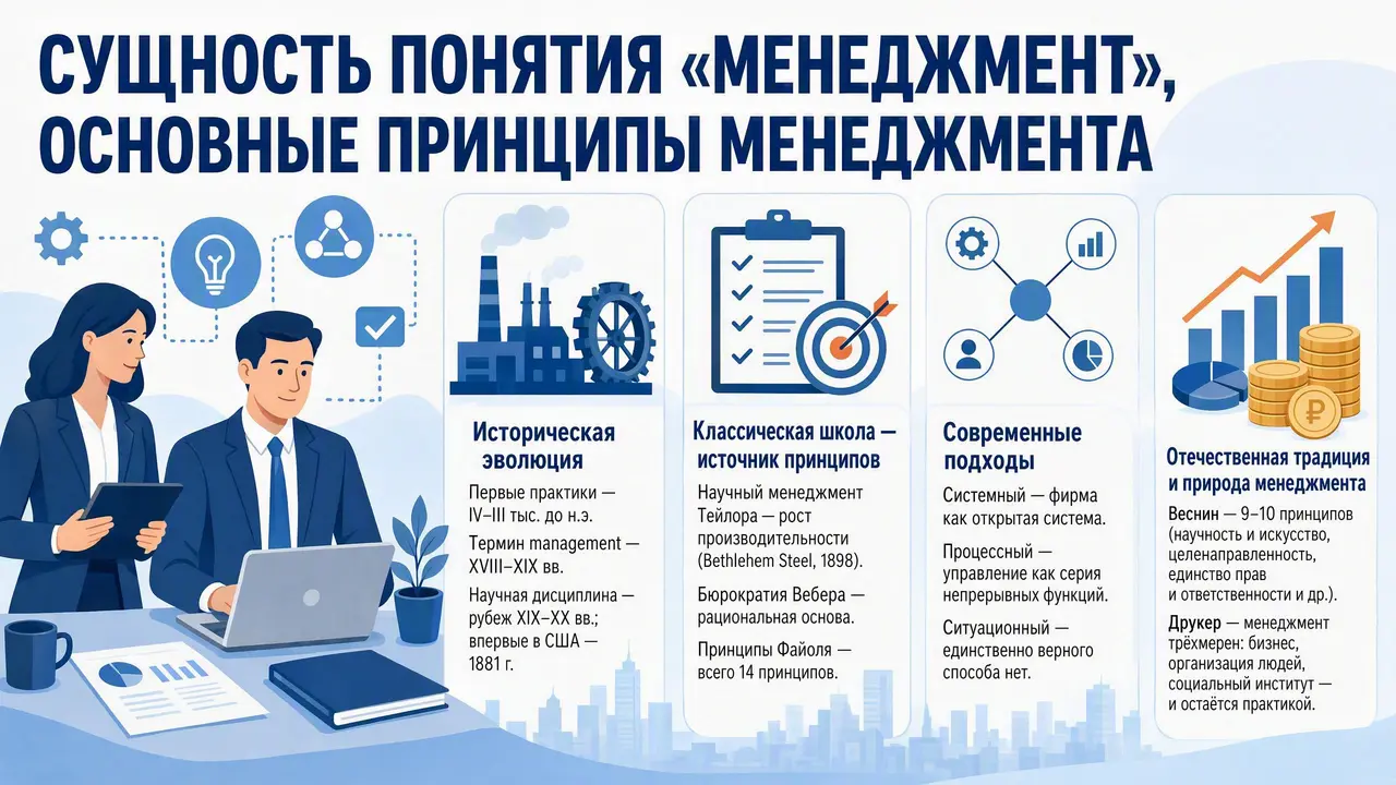 Образец разбора темы «Международный бизнес» — сущность и принципы менеджмента